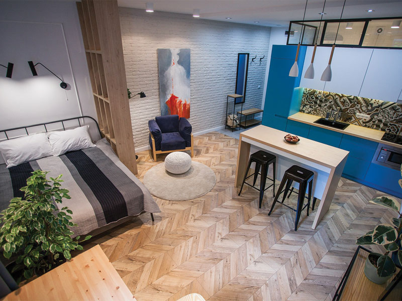 thiet-ke-can-ho-studio-1 Thiết Kế Nội Thất Căn Hộ Studio