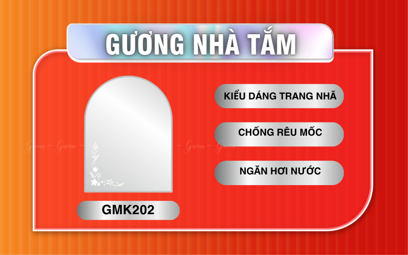 Gương phòng tắm GAMA GMK202