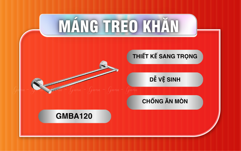 Giá treo khăn nhà tắm GAMA GMBA120