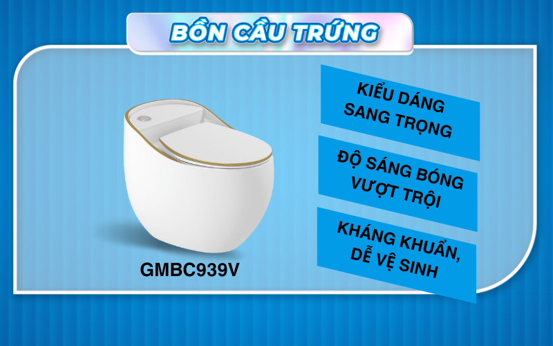 bồn cầu một khối Gama GMBC939V