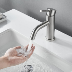 voi lavabo nong lanh inox 304 bong GMI206B 2