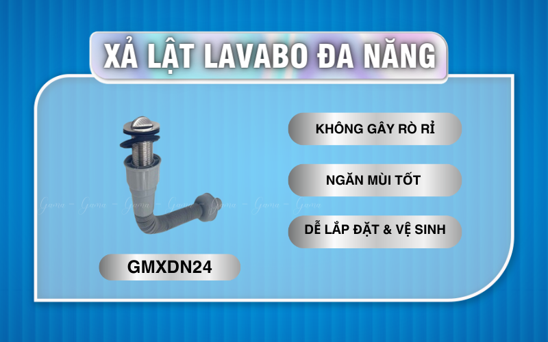 Đặc điểm nổi bật của Xả lật Lavabo DN24 đa năng