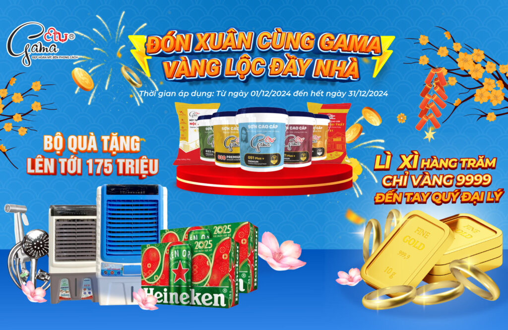 Đón xuân cùng Gama - Vàng lộc đầy nhà
