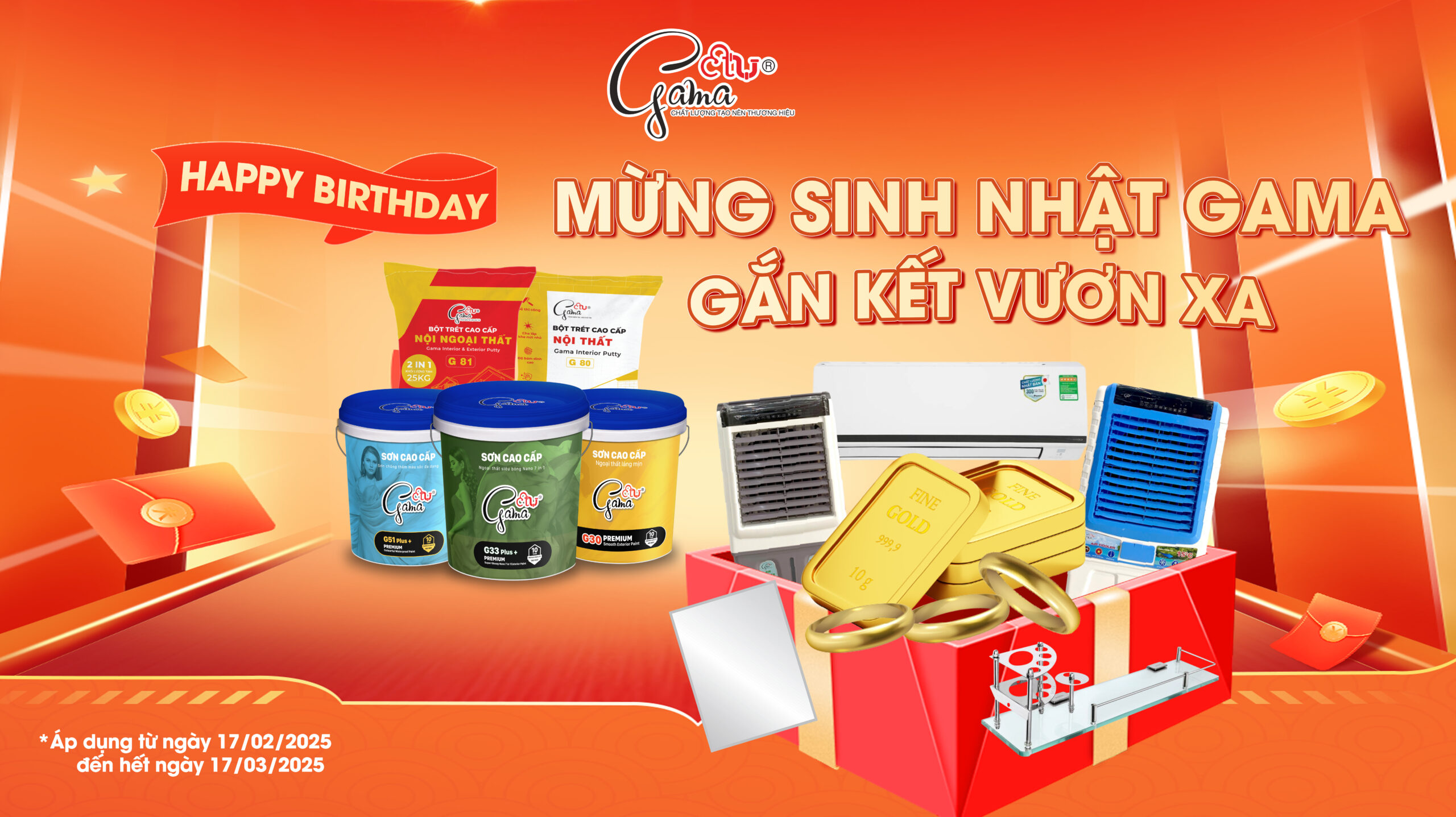 Mừng sinh nhật Gama - Gắn kết vươn xa