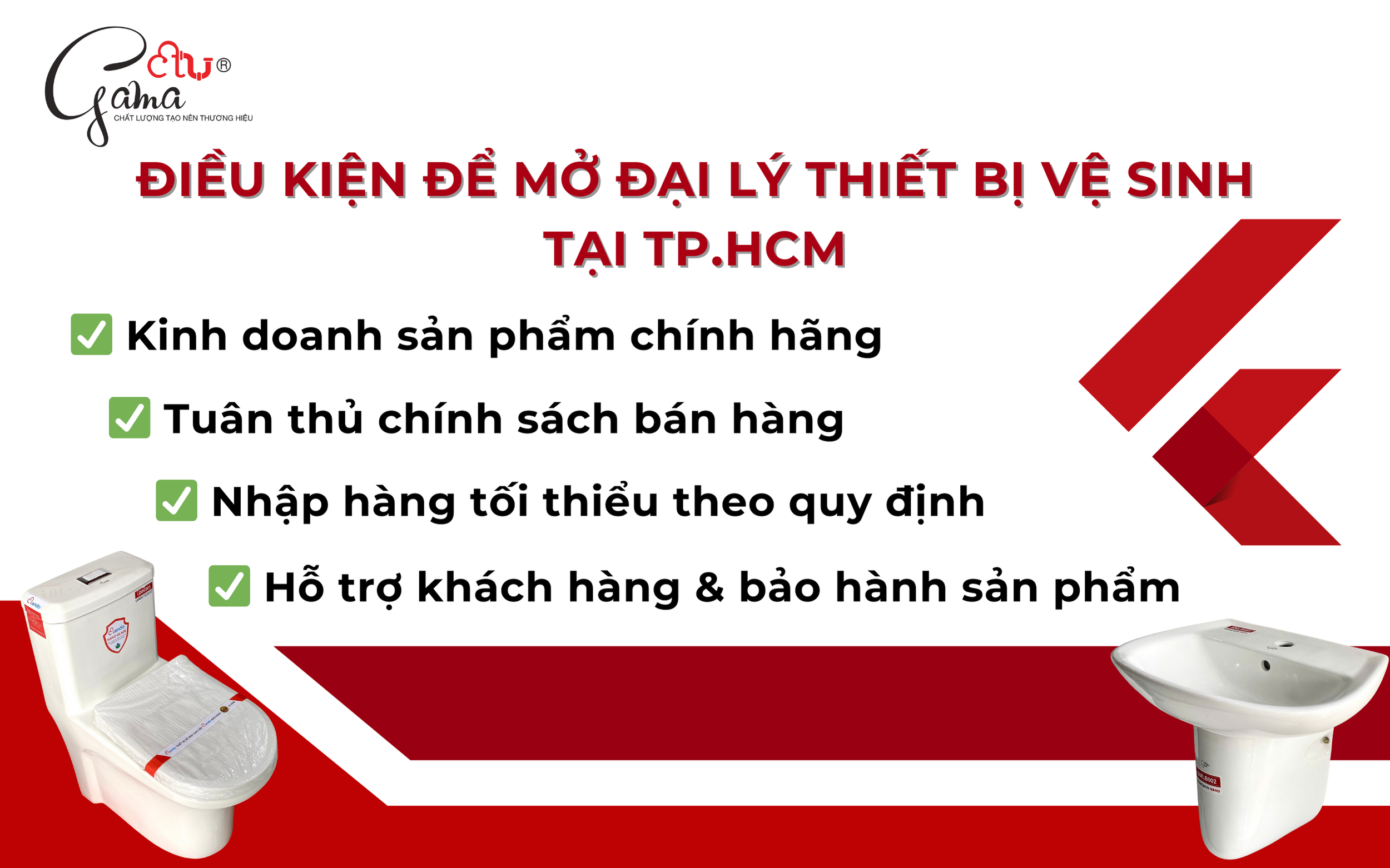 Điều kiện để mở đại lý thiết bị vệ sinh tại TP.HCM