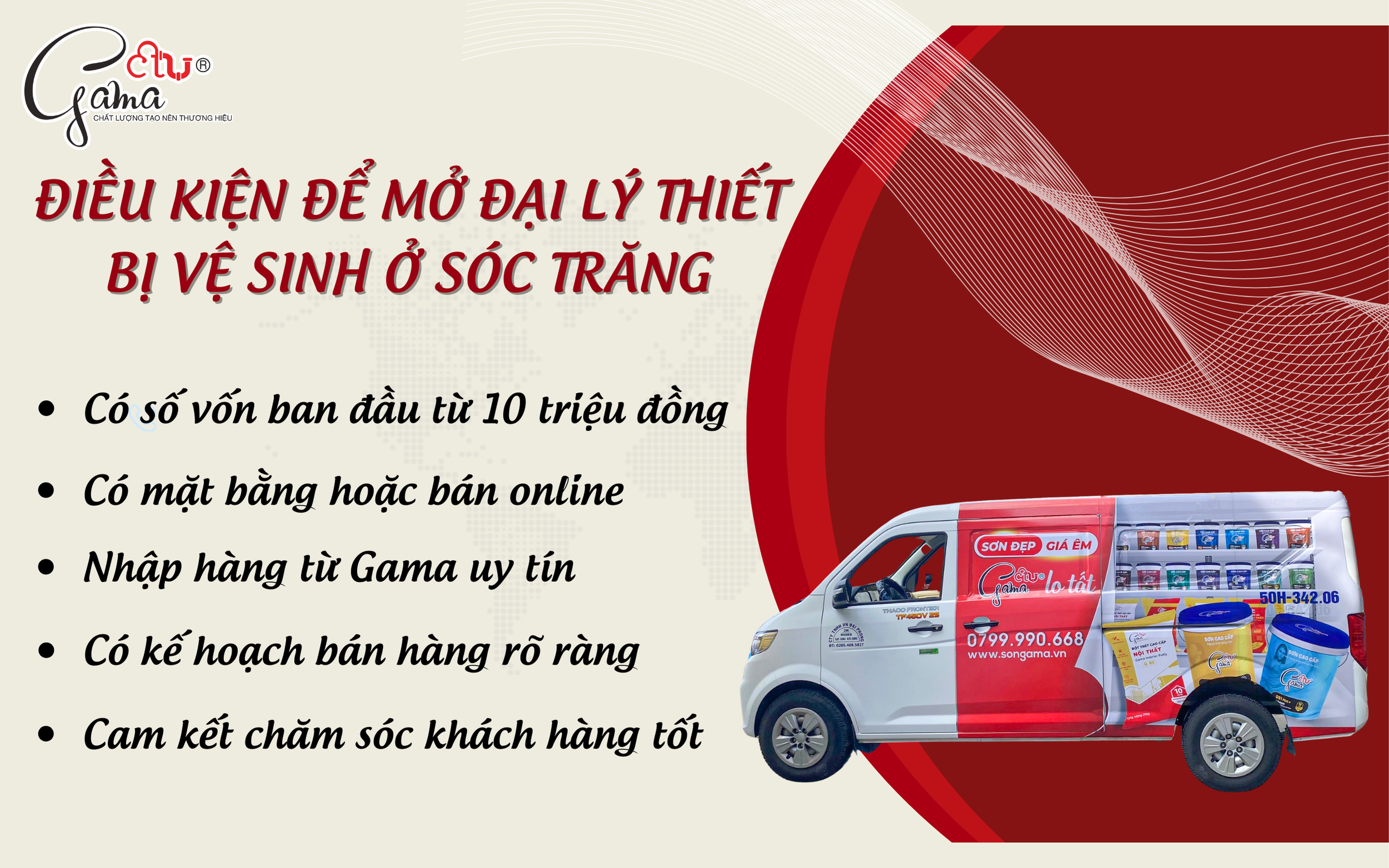 Điều kiện để mở đại lý thiết bị vệ sinh ở Sóc Trăng