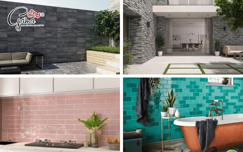 Gạch ốp tường trang trí cho nhà