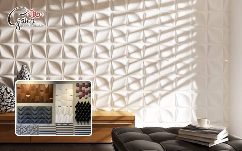 Gạch 3D trang trí – Hiệu ứng nổi bật, sang trọng