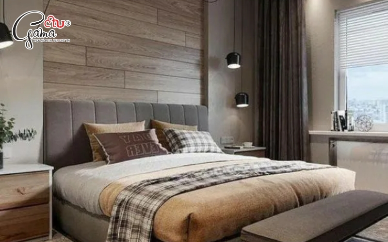 Gạch ốp tường trang trí phòng ngủ