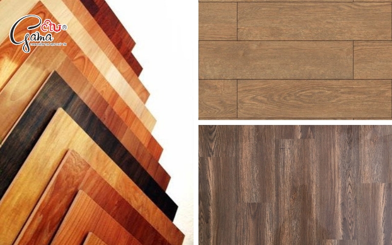Phân loại gạch lát nền giả gỗ theo chất liệu