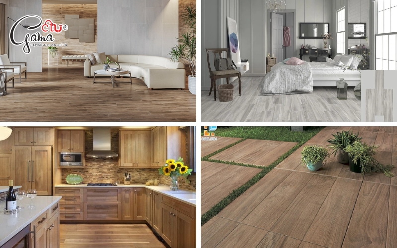 Phân loại gạch lát nền giả gỗ theo vị trí sử dụng