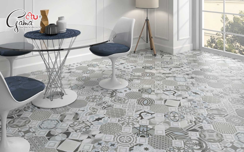 Gạch bông phong cách vintage