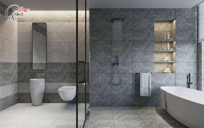 Gạch Ghi Vân Đá Marble