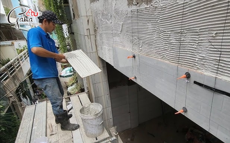 Mẹo thi công và bảo quản gạch trang trí mặt tiền