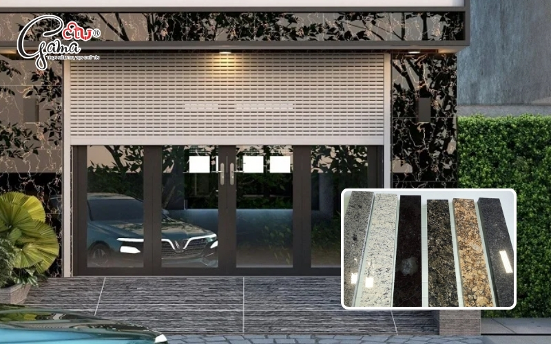 Gạch ốp tường mặt tiền đá hoa cương – Đẳng cấp và sang trọng