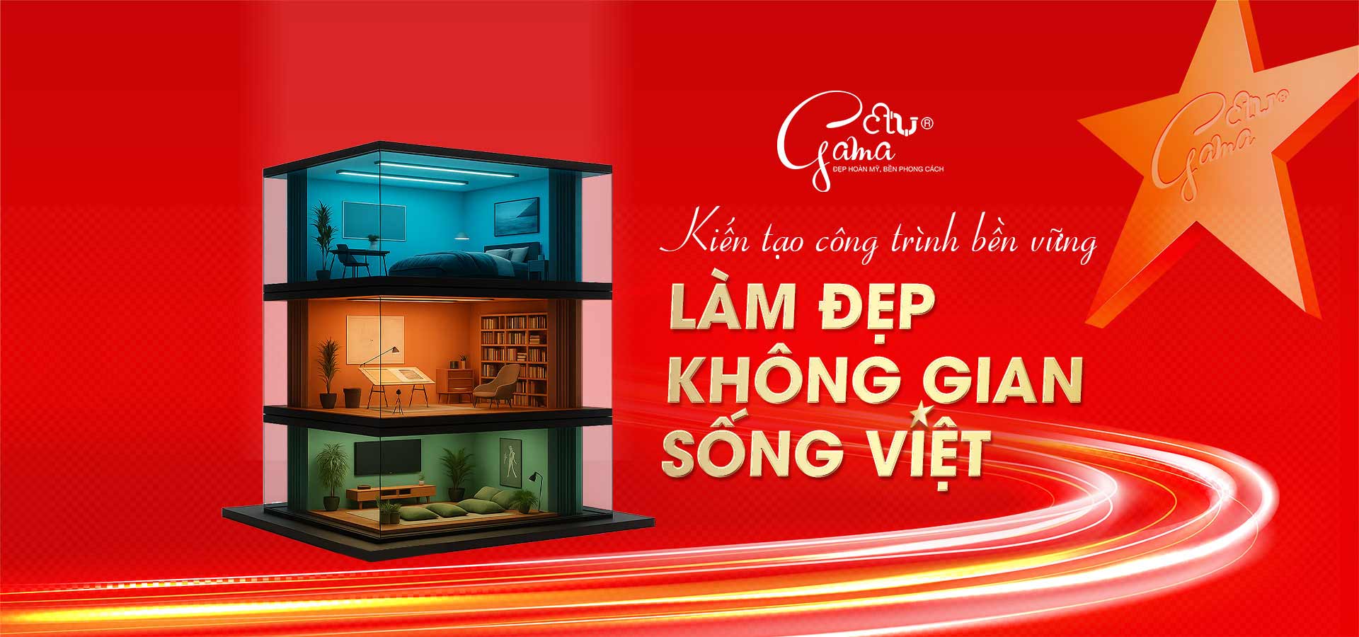 Sơn GAMA - Làm đẹp không gian sống Việt