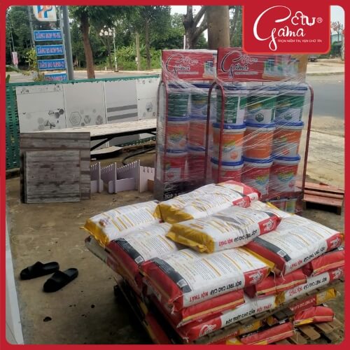 Hình ảnh thực tế kho sơn GAMA