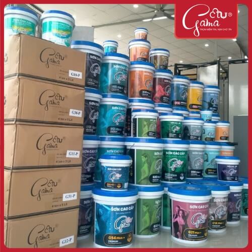 Hình ảnh thực tế kho sơn GAMA