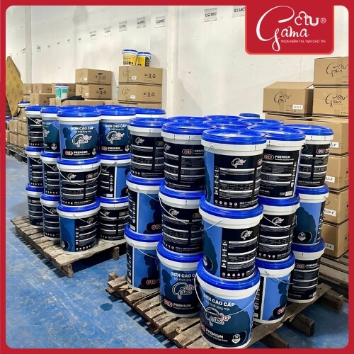 Hình ảnh thực tế kho sơn GAMA