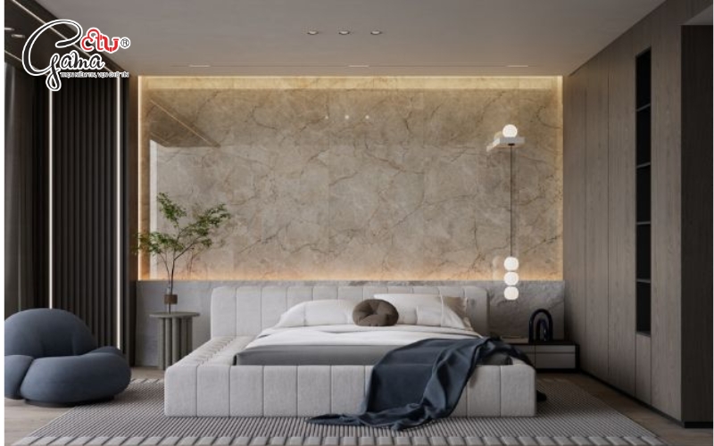 Mẫu gạch ốp tường phòng ngủ đẹp