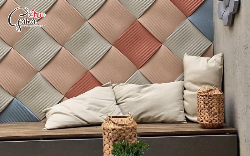 Gạch ốp tường 3D – Điểm nhấn hiện đại, tạo chiều sâu