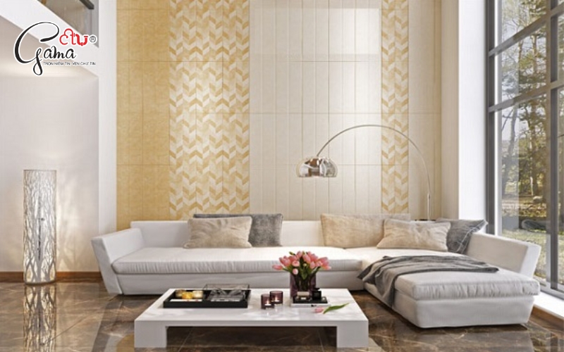 Kem – Be: Công thức ấm áp cho phòng khách gia đình