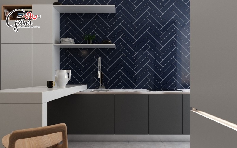 Xám nhạt + điểm nhấn tone đậm (đen/navy)