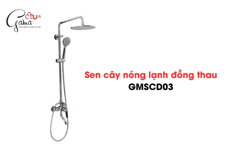 Sen cây nóng lạnh đồng thau GMSCD03