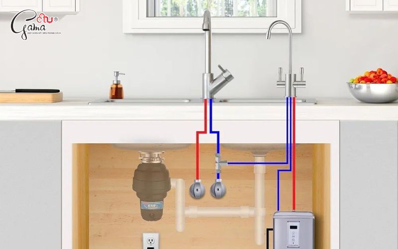 Nguyên lý hoạt động của vòi rửa chén nóng lạnh