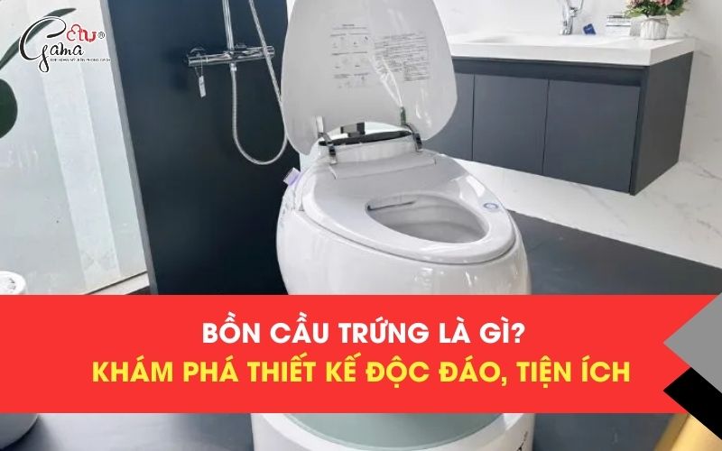 Bồn Cầu Trứng Là Gì? Khám Phá Thiết Kế Độc Đáo Và Tiện Ích