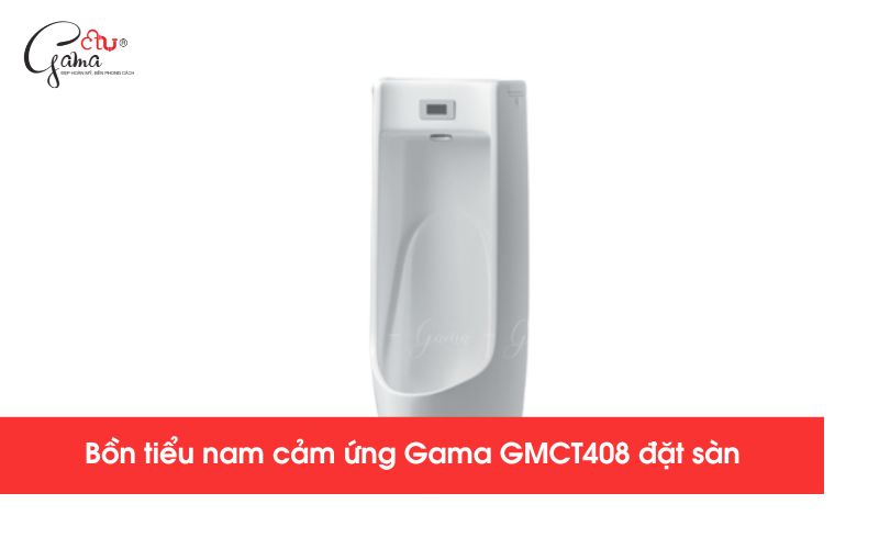 Bồn tiểu nam cảm ứng Gama GMCT408 đặt sàn