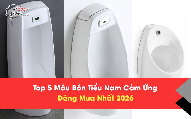 Top 5 Mẫu Bồn Tiểu Nam Cảm Ứng Đáng Mua Nhất 2026