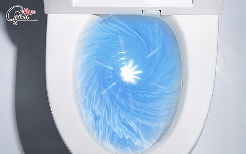 Bước 6 – Tự động xả nước hoặc xả thủ công