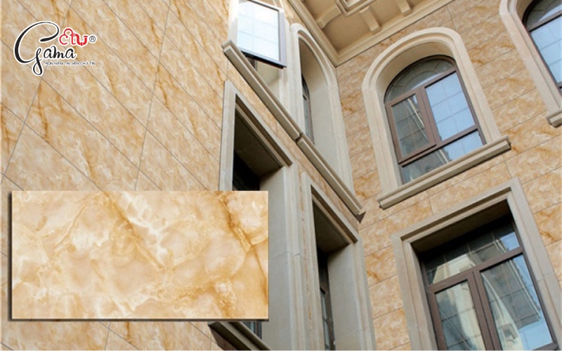Gạch vân đá vàng kem – chuẩn Châu Âu tân cổ điển