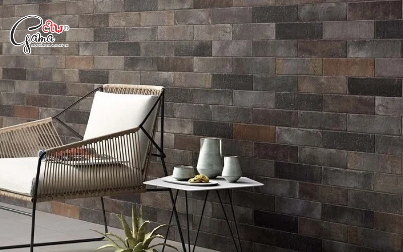 Gạch gốm ốp tường phong cách Châu Âu – hơi hướng Rustic
