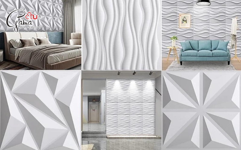 Gạch ốp tường 3D họa tiết châu Âu