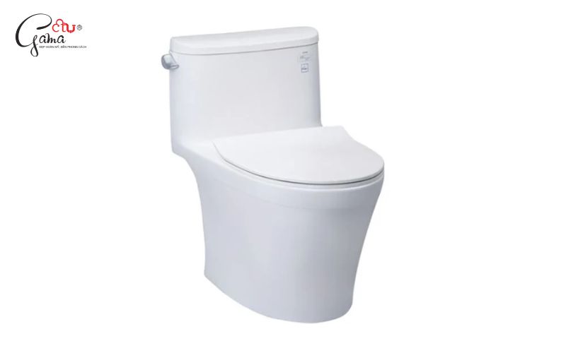 Bồn cầu 1 khối kích thước nhỏ gọn