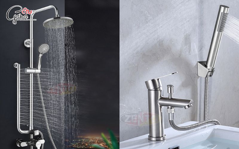 Ưu điểm của vòi sen inox trong sử dụng thực tế