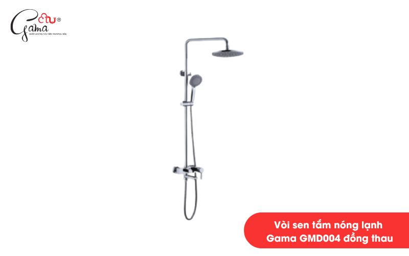Vòi Sen Tắm Nóng Lạnh Gama GMD004 Đồng Thau