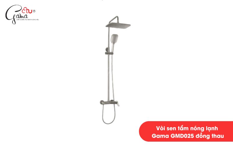 Vòi Sen Tắm Đứng Gama GMD025 Đồng Thau