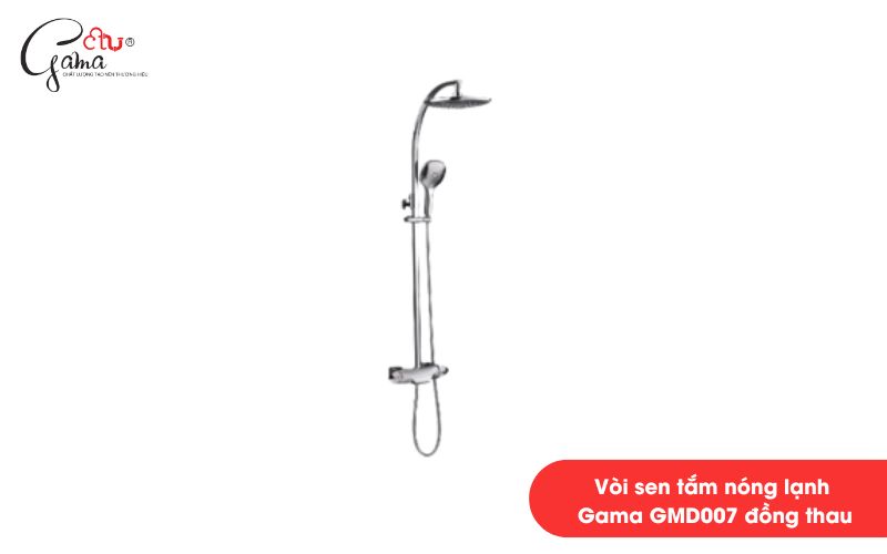 Vòi Sen Tắm Đứng Gama GMD007 Đồng Thau