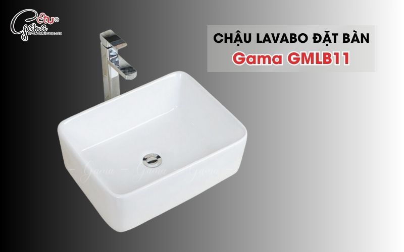 Chậu rửa Lavabo đặt bàn Gama GMLB11