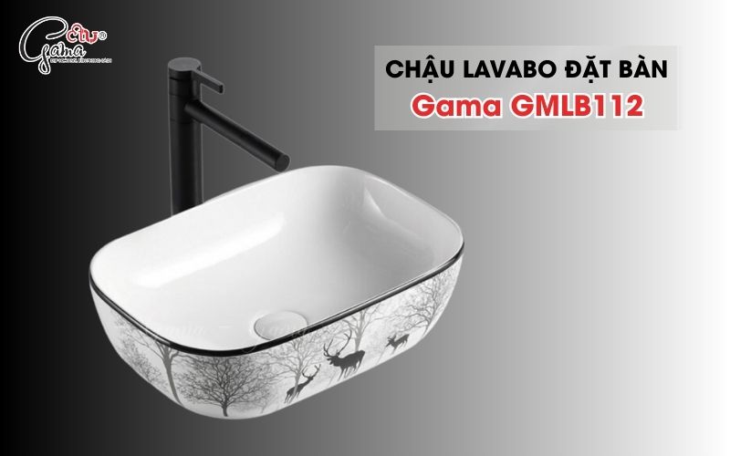 Chậu rửa Lavabo đặt bàn Gama GMLB112