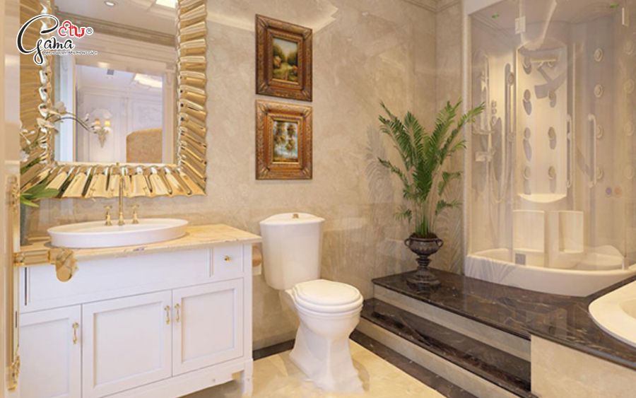 Mẫu lavabo phong cách cổ điển
