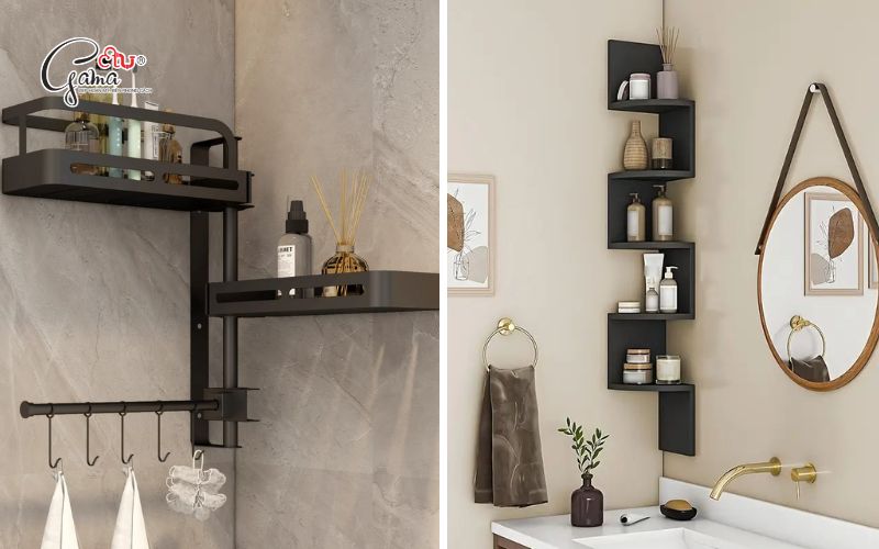 Kệ góc theo phong cách sang trọng
