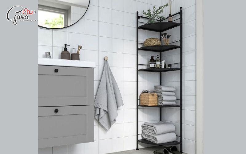 Vì sao nên có kệ góc trong phòng tắm?