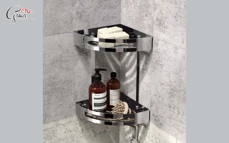 Kệ góc đối với phòng tắm nhỏ