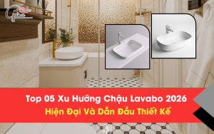 Lavabo treo tường khu vực công cộng