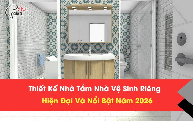 Xu hướng nhà tắm nhà vệ sinh riêng