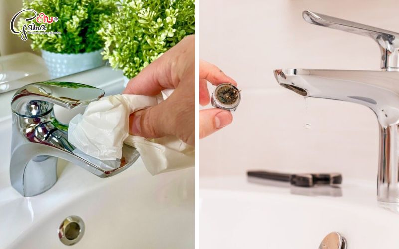Cách ngăn ngừa cặn canxi bám trên vòi nước